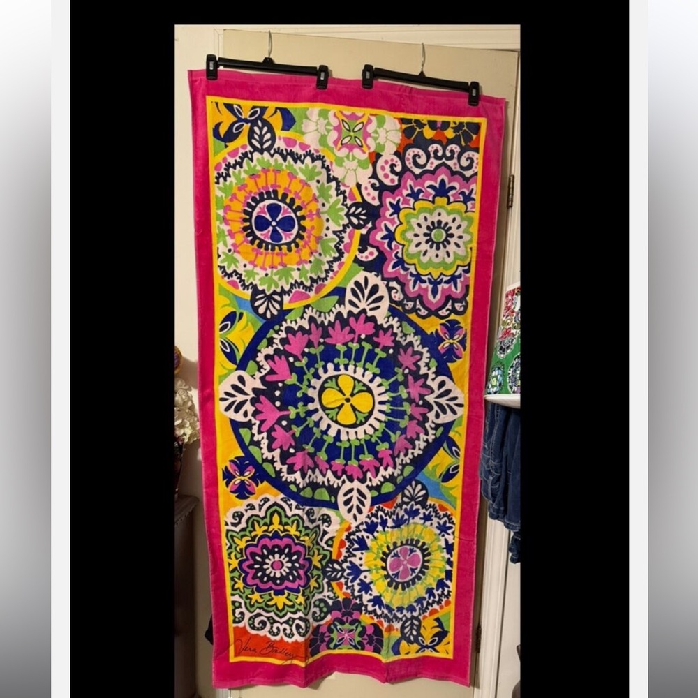 NWT Vera Bradley Rio Beach Towel Retired 66” X 33”